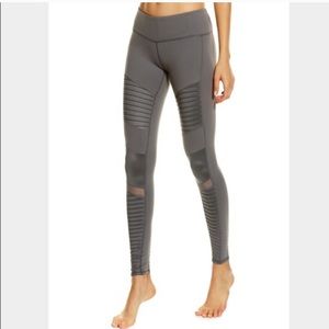 Gray Alo moto leggings